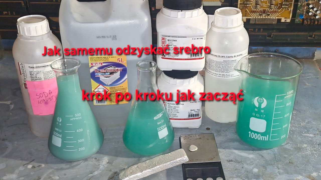 Jak samemu uzyskać srebro 999 krok po kroku domowym sposobem #silver #azot #kwas solny