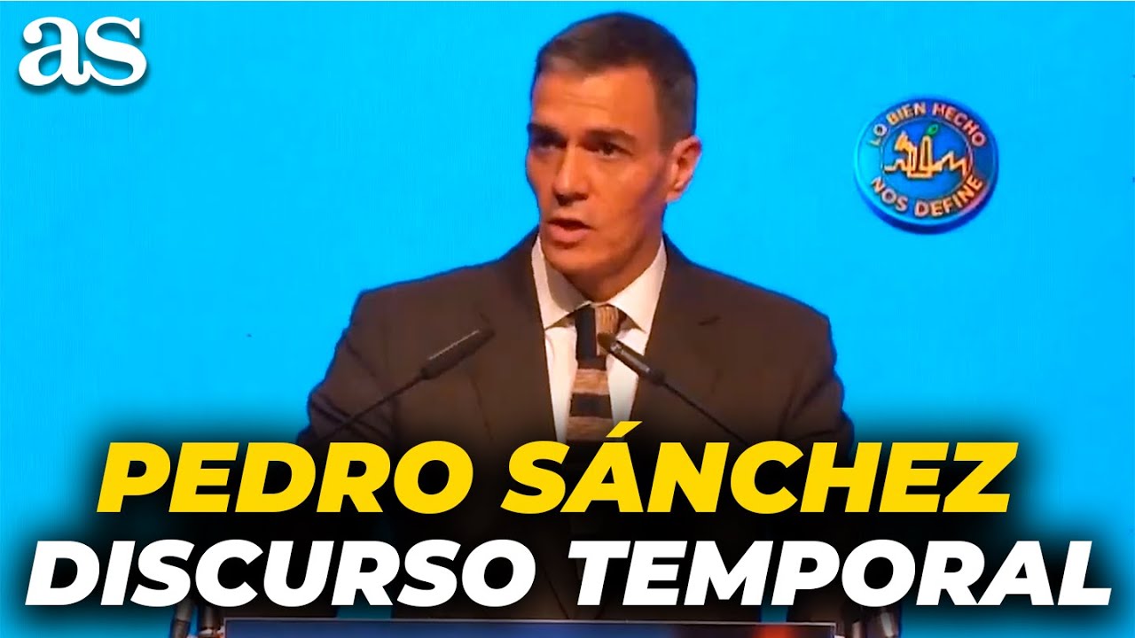 DISCURSO COMPLETO de PEDRO SÁNCHEZ LLAMANDO a la CALMA por el TEMPORAL que golpea a ESPAÑA