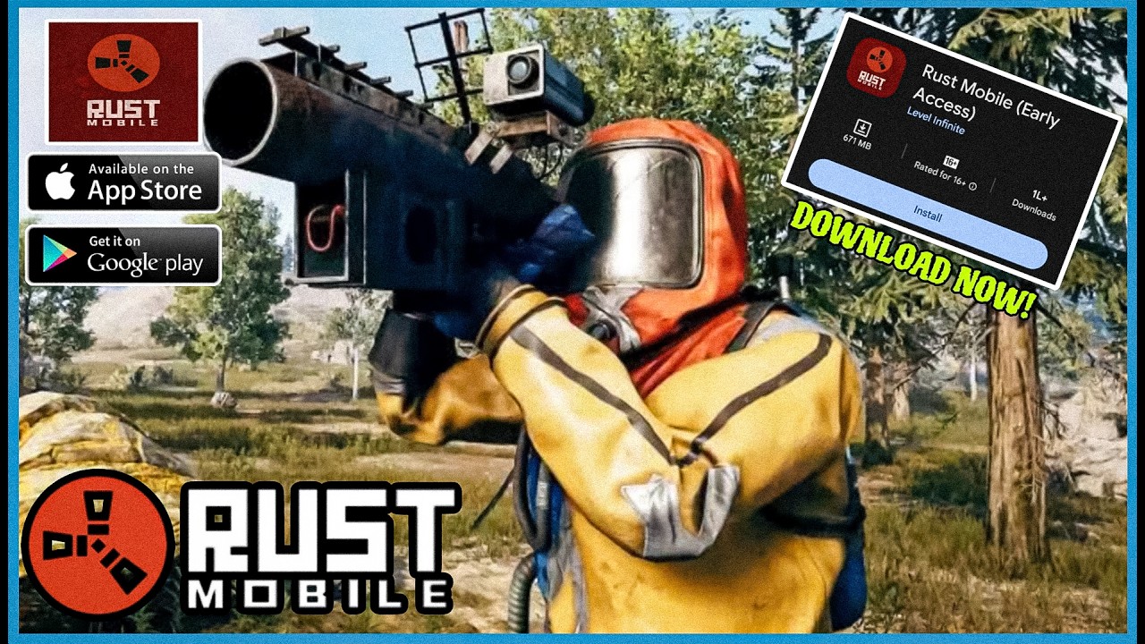 RUST MOBILE *PRE-DOWNLOAD* Start | New Updates | Download Now | Hindi |