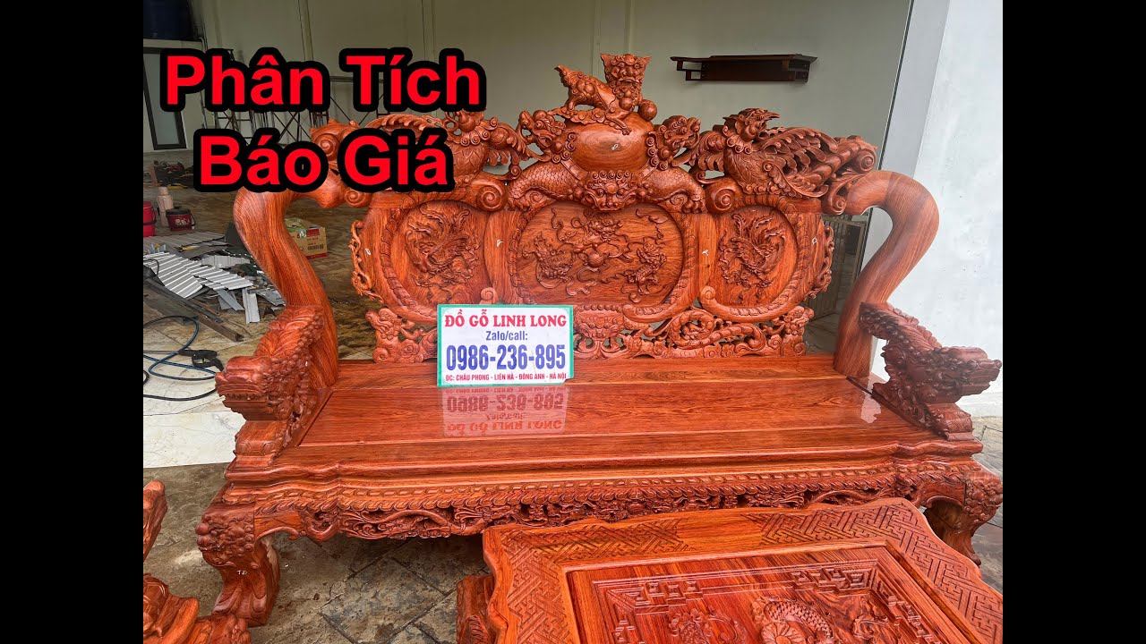 🔥SO SÁNH : Phân Tích báo giá Bộ NGHÊ THÁI TỬ Bảo Đỉnh Hàng KỸ gỗ Hương Đá - ĐỒNG KỴ LINH LONG