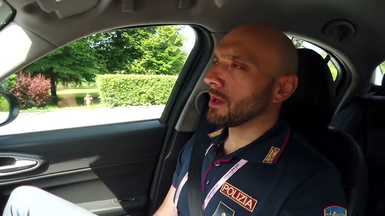 La scorta del 105° Giro d'Italia