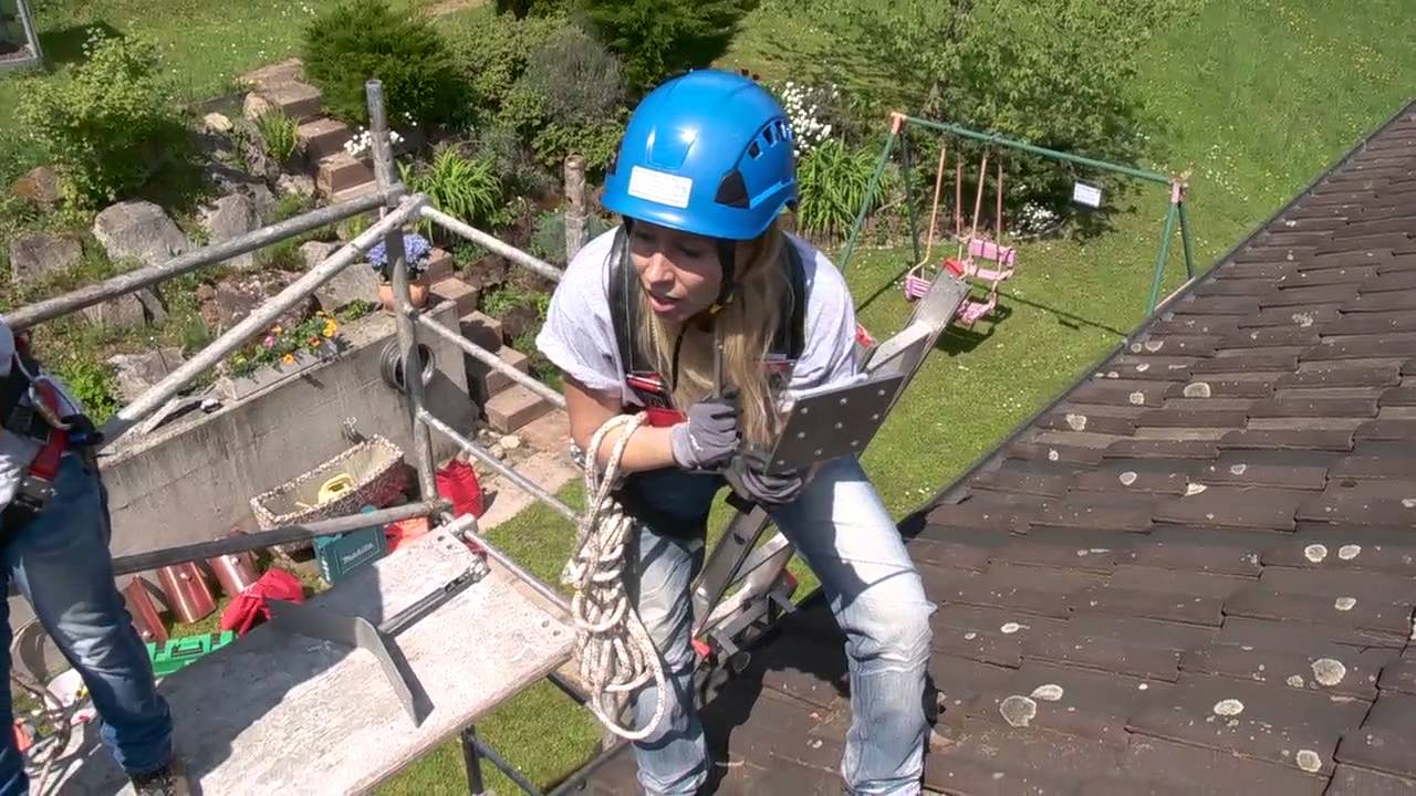 Sara machts: Absturzsicherung