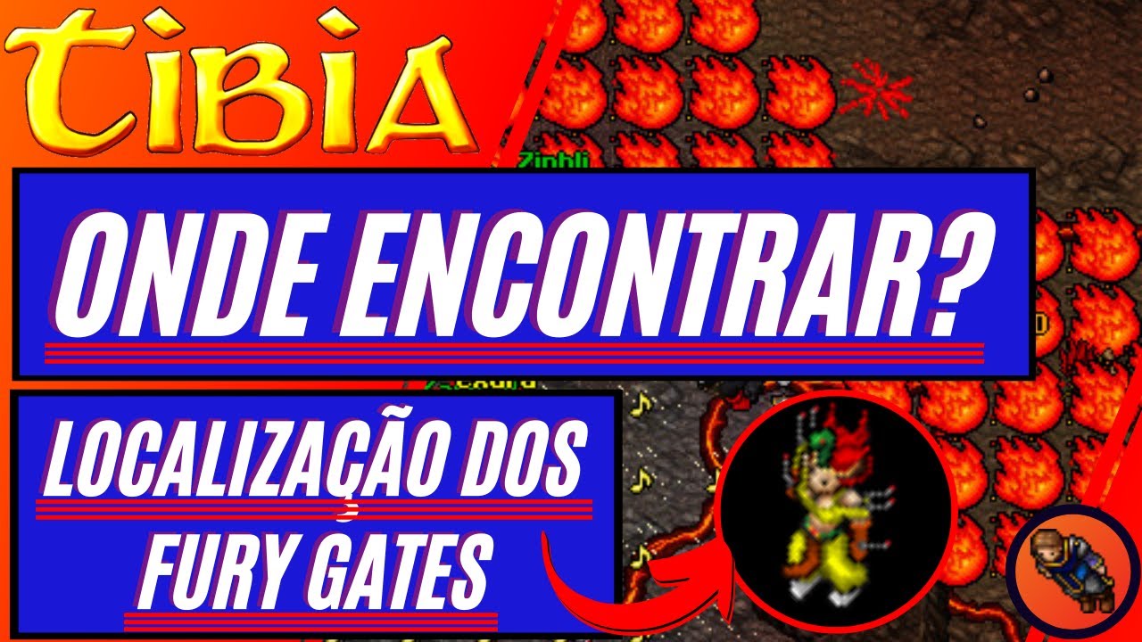 🔥[ONDE FICA O FURY GATE NO TIBIA?]🔥 LOCALIZA&Ccedil;&Atilde;O DE TODOS OS PORTAIS