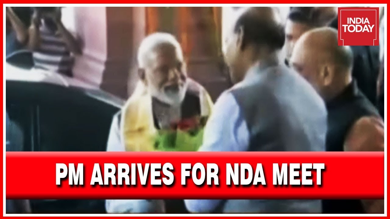 PM Modi Arrives At Parliament For The NDA Meet | LIVE
