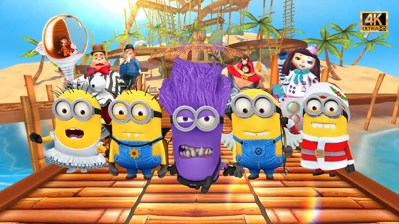 Minion rush All Bosses Evil minion gameplay | EP 35 | UHD 4K Fullscreen Gameplay