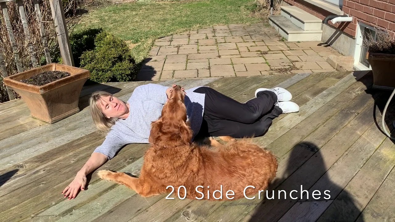 Home Workout with your canine friend