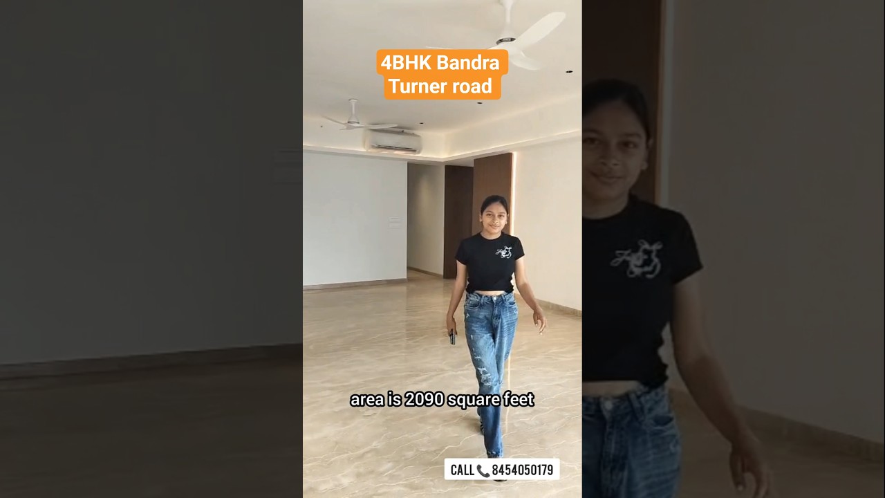 4BHK+ Balcony apartment available for sale.location Bandra Turner road.very luxurious apartment.