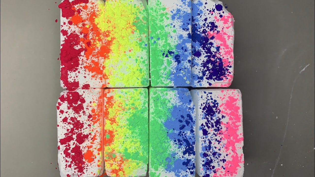 Rainbow 8 Block Gym Chalk Crumble