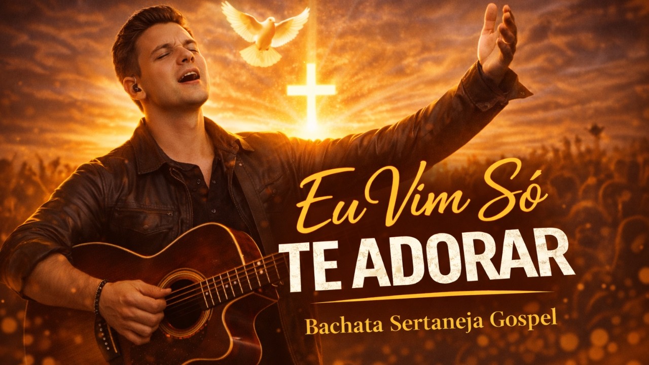 EU VIM SÓ TE ADORAR 🙏 Bachata Sertaneja Gospel que Vai Tocar Seu Coração