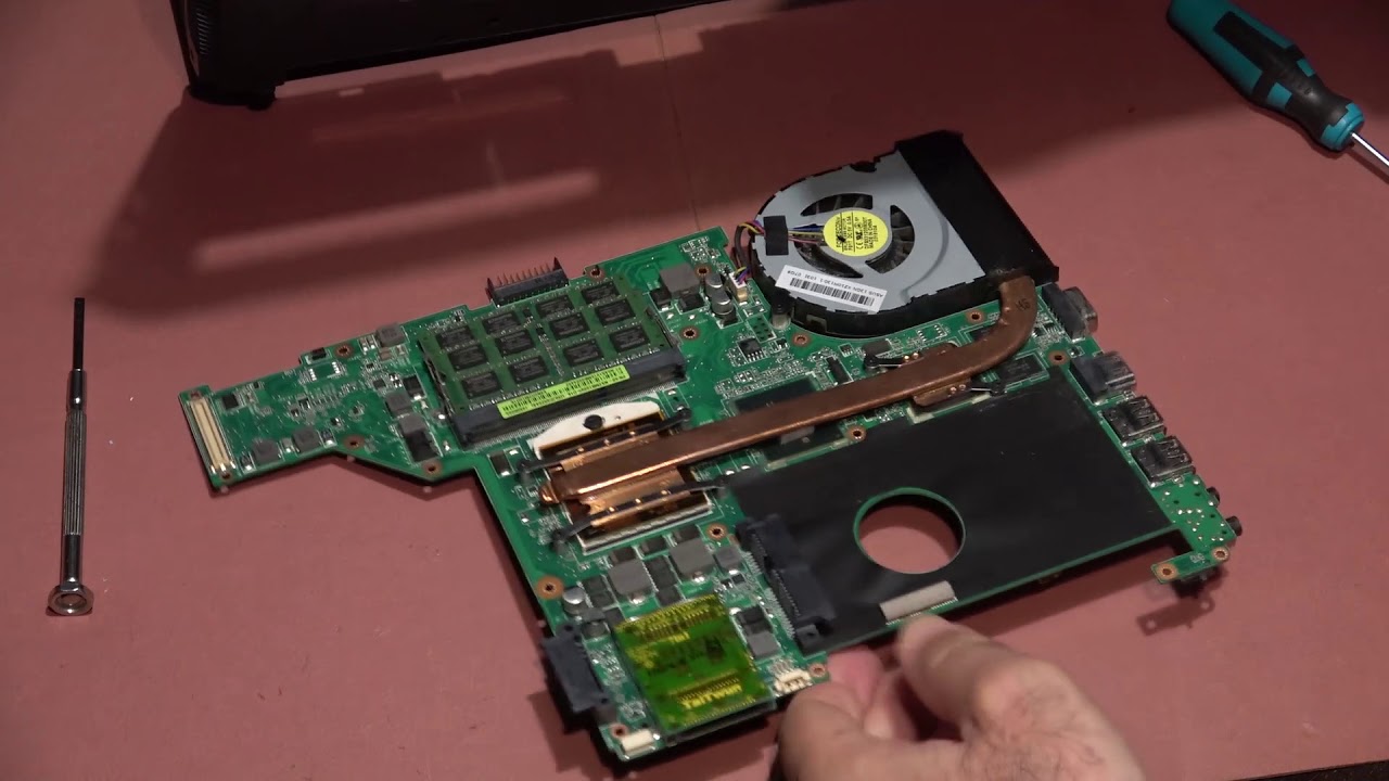 Como desmontar y cambiar procesador asus u30jc