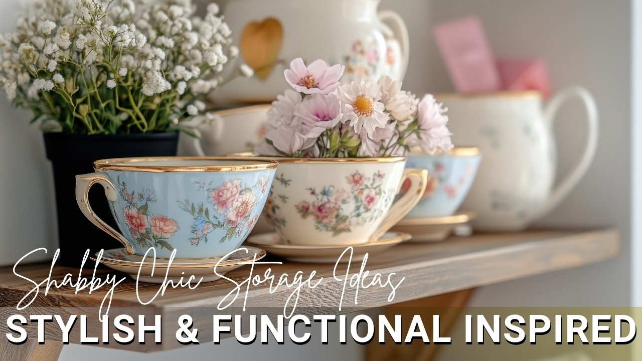 Shabby Chic Storage Ideas: Stylish & Functional Ways to Organize Your Vintage-Inspired Home
