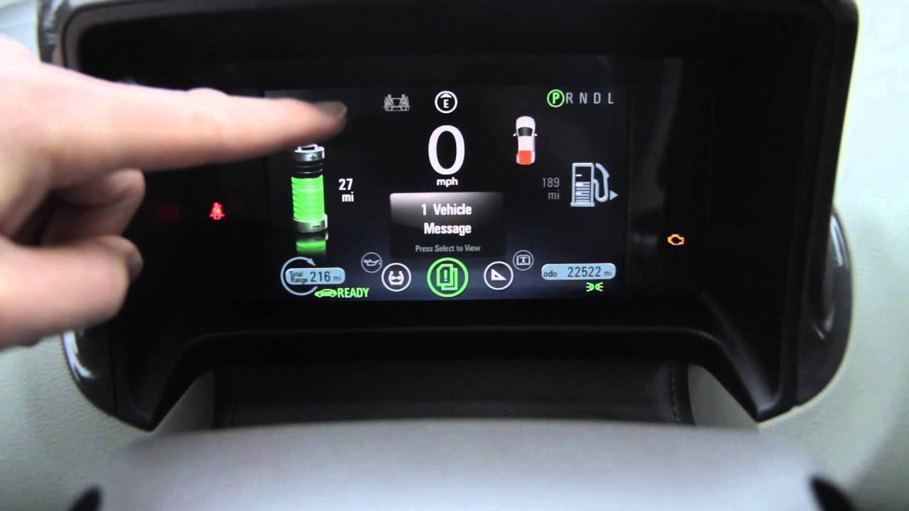 Chevrolet Volt front display tour