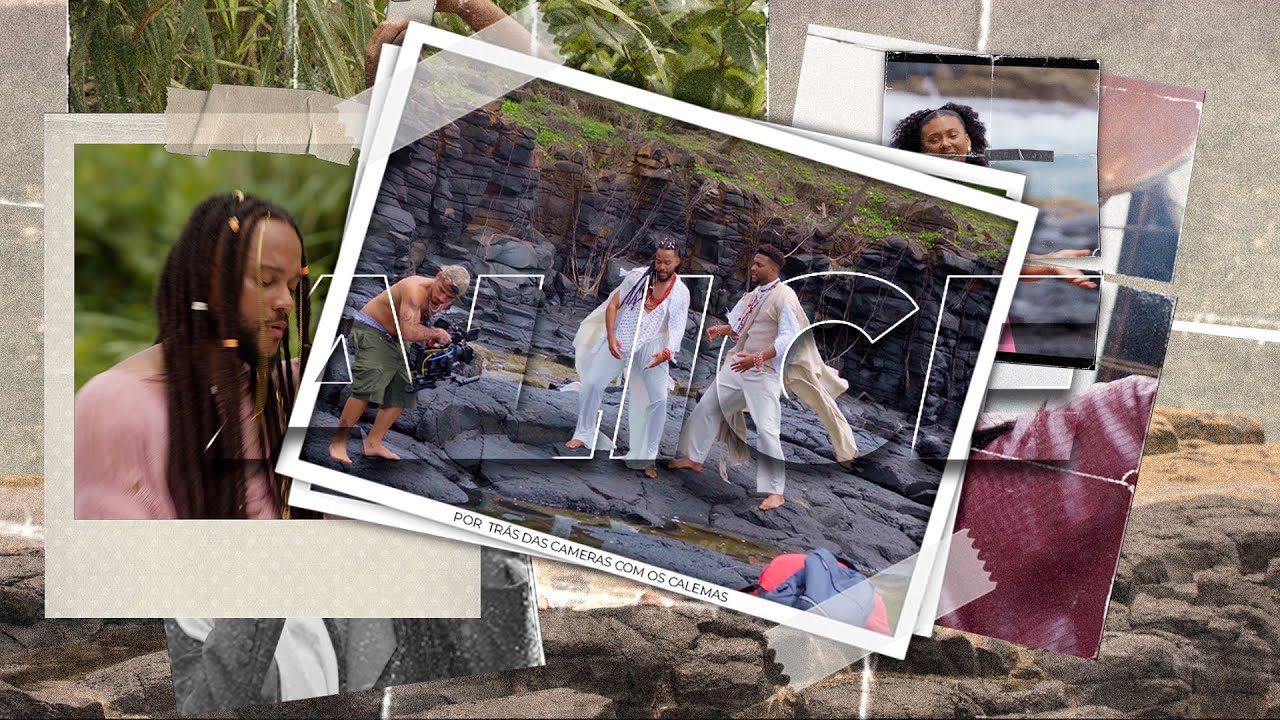 Making of com os Calema do Videoclipe 