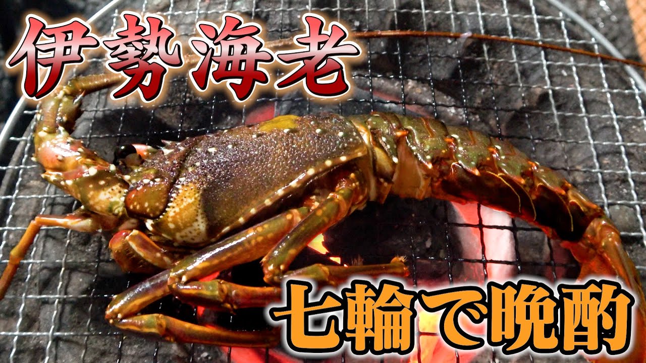 訳ありの伊勢海老を漁師さんにもらったので、七輪で極上海老マヨを堪能したよ！