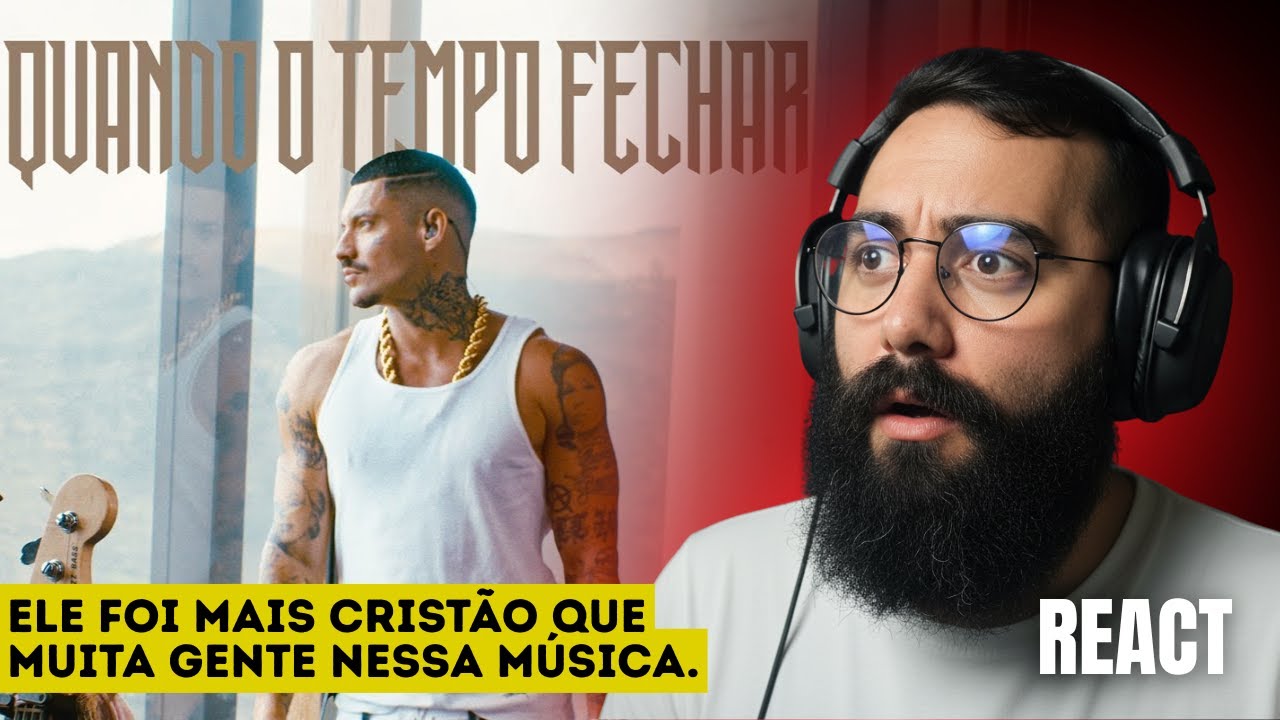 REACT | Filipe Ret - Quando o Tempo Fechar (Ao Vivo no Sonastério) | O BARBUDO REFORMADO