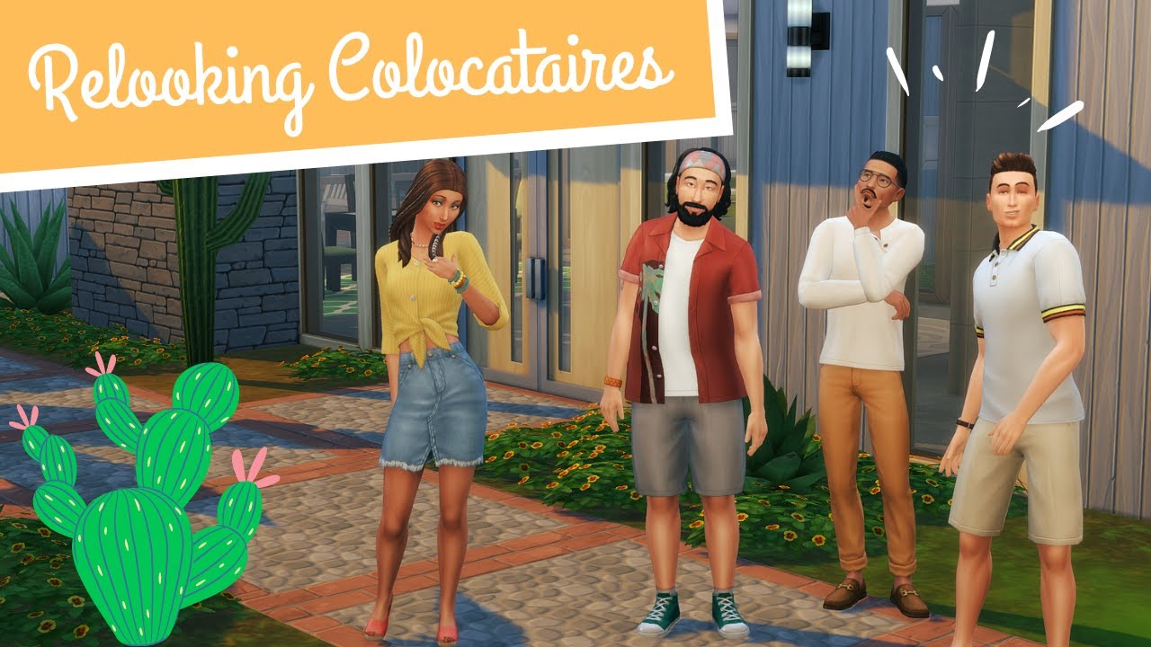 COLOCATAIRES | RELOOKING PNJ SIMS 4