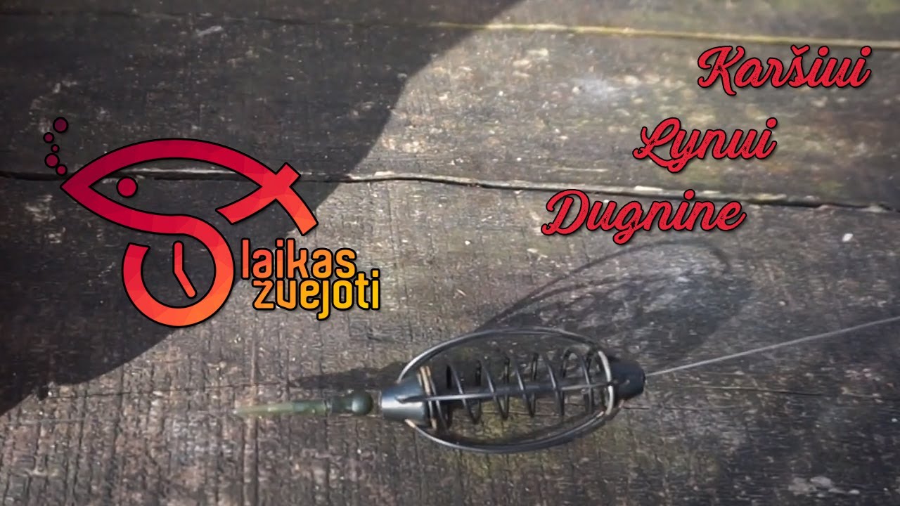 Kaip suri&scaron;ti SISTEMĖLĘ - kar&scaron;ų, lynų ir karpių žvejybai boiliu ir ne tik? Žvejyba dugnine me&scaron;kere