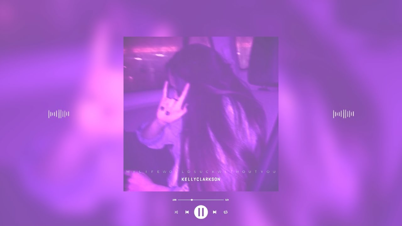 kelly clarkson - my life would suck without you (slowed & reverb)