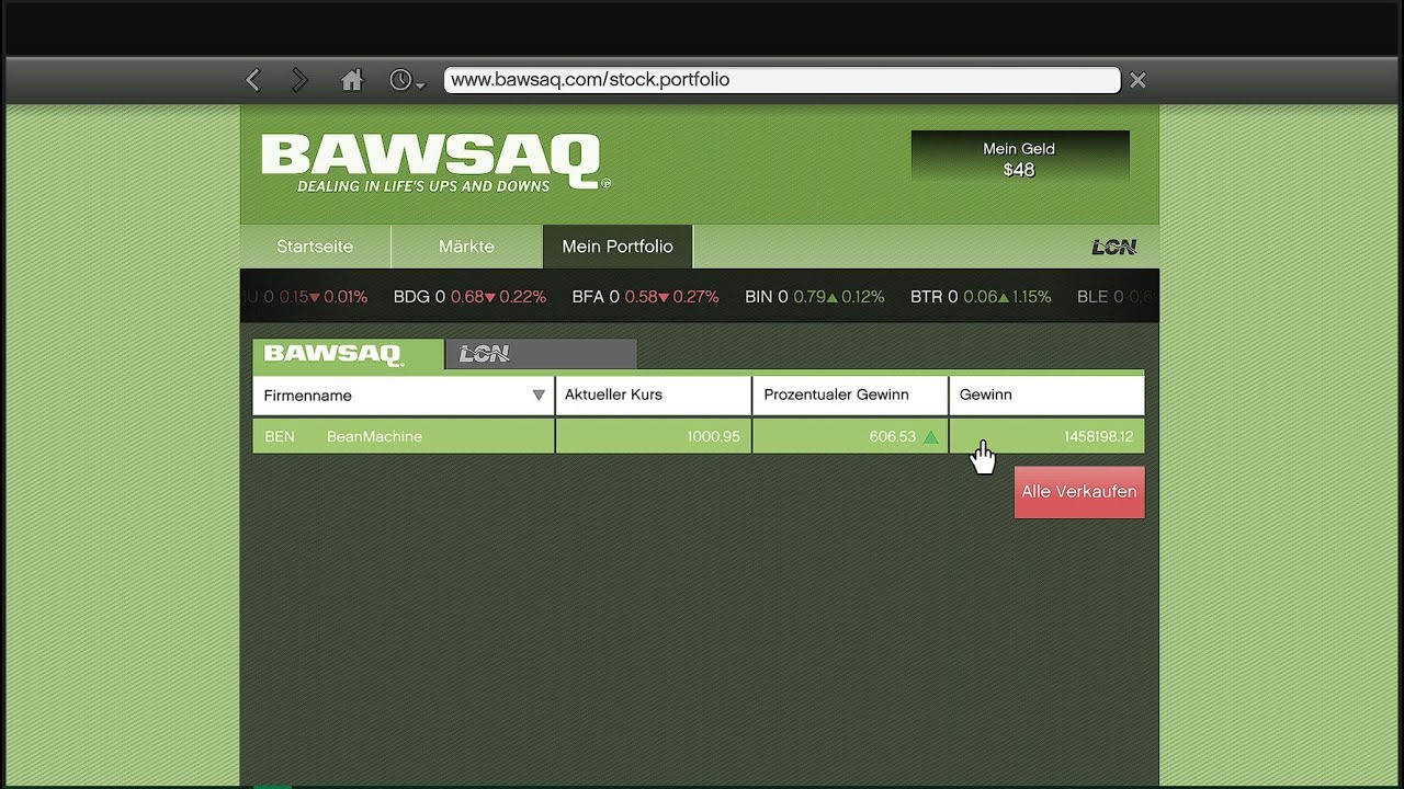 GTA V Offline 1.63 PC Social Club BeanMachine Stock Market Glitch