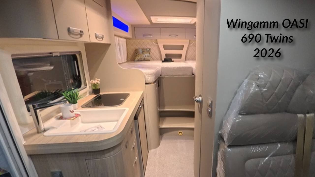 Inside the Wingamm OASI 690 Twins | Monocoque Motorhome Tour