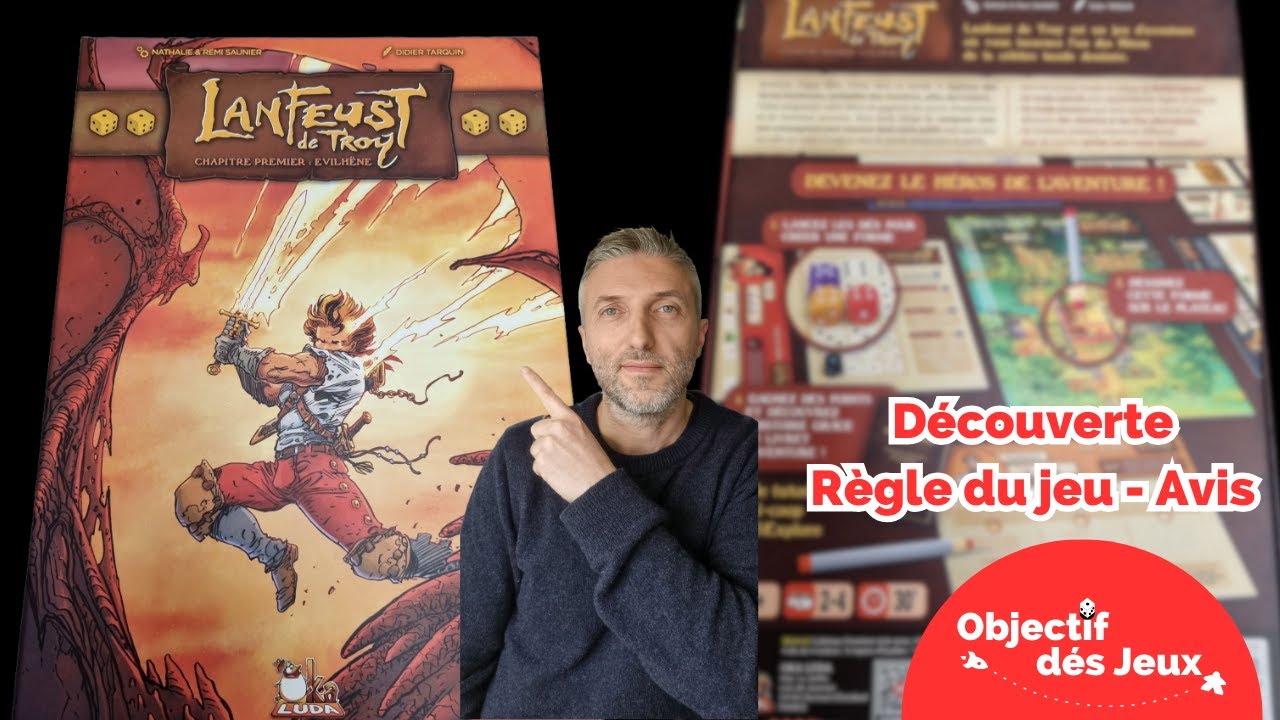 LANFEUST DE TROY  Découverte des règles du jeu de société et de la Bande dessinée