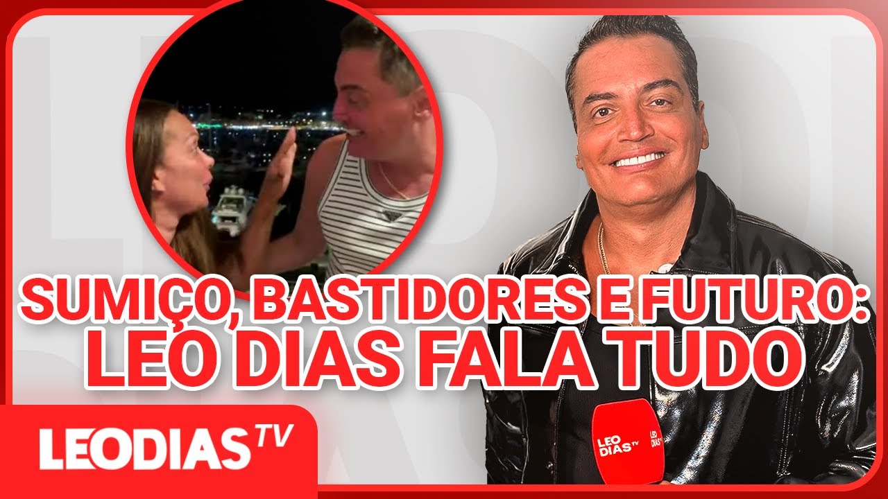 LEO DIAS EM PORTUGAL: COMENTA SOBRE SEU SUMIÇO, FUTURO NA TV E O DIVÓRCIO DE BELO E GRACYANNE