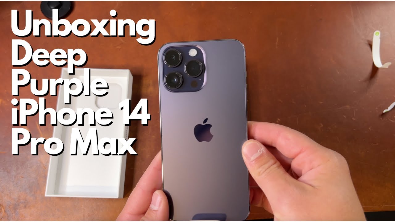 Unboxing Deep Purple iPhone 14 Pro Max - 256gb Unlocked