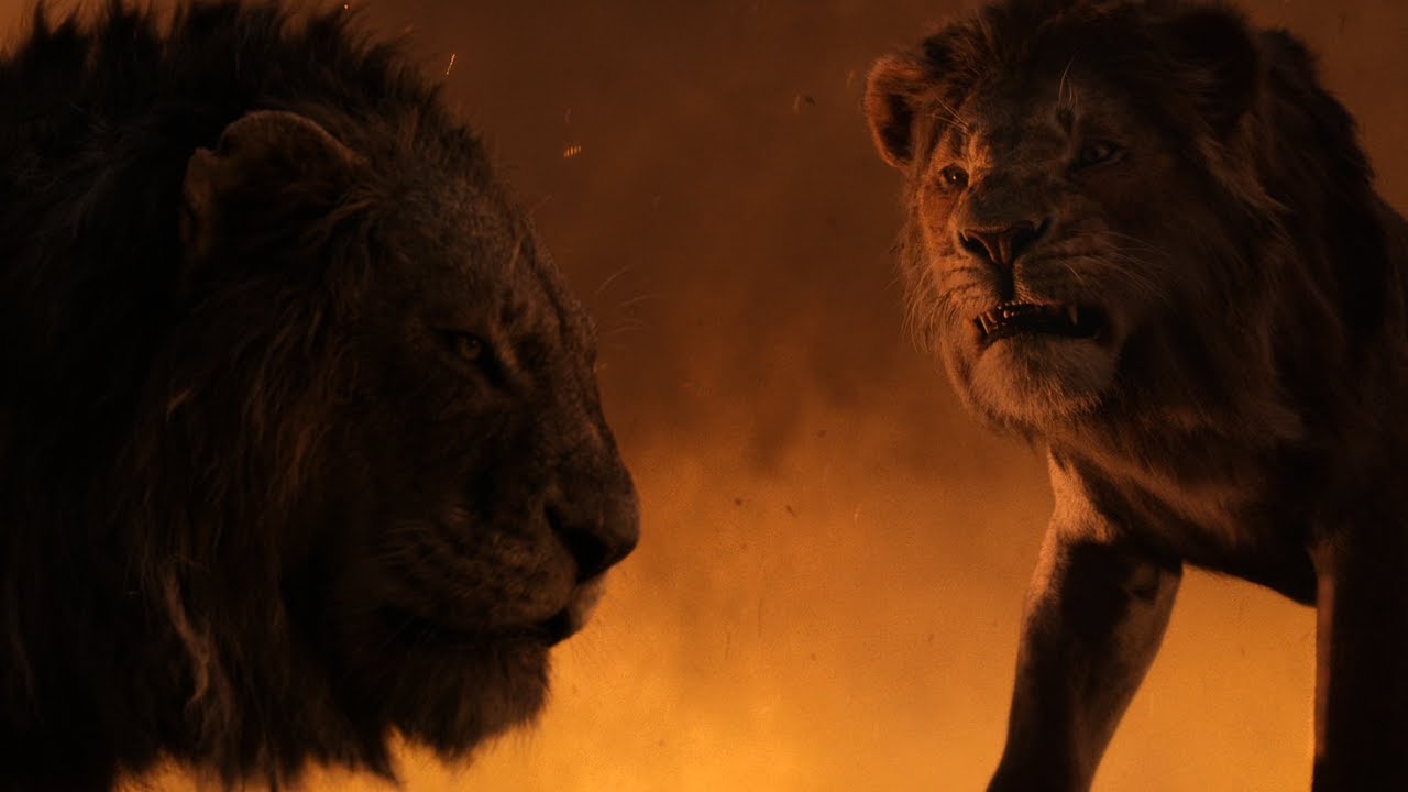 The Lion King 2019 - Simba & Scar Fight Scene I 4K Ultra HD