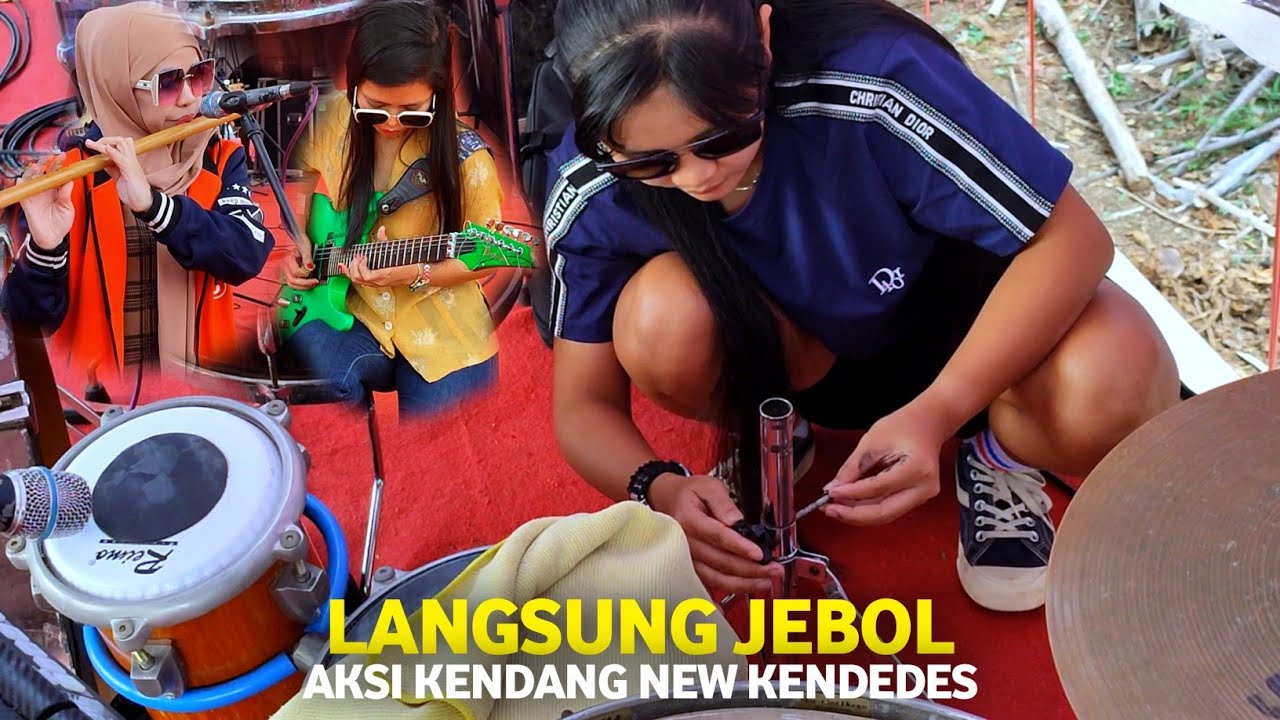 Langsung Jebol !! Aksi Ratu Kendang New Kendedes Cek Sound BARATA BONDOWOSO