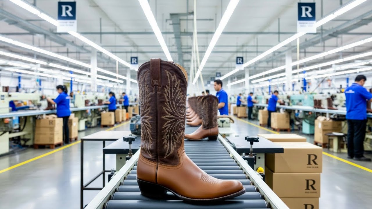 Inside the Craft: Handcrafted Lucchese Cowboy Boots Made from Raw Leather