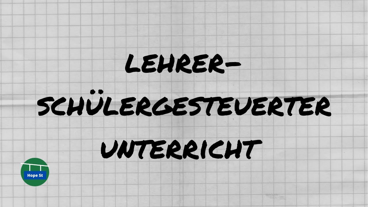 Lehrer-Sch&uuml;lergesteuerter Unterricht | Projektunterricht | ESW | Staatsexamen | Bayern
