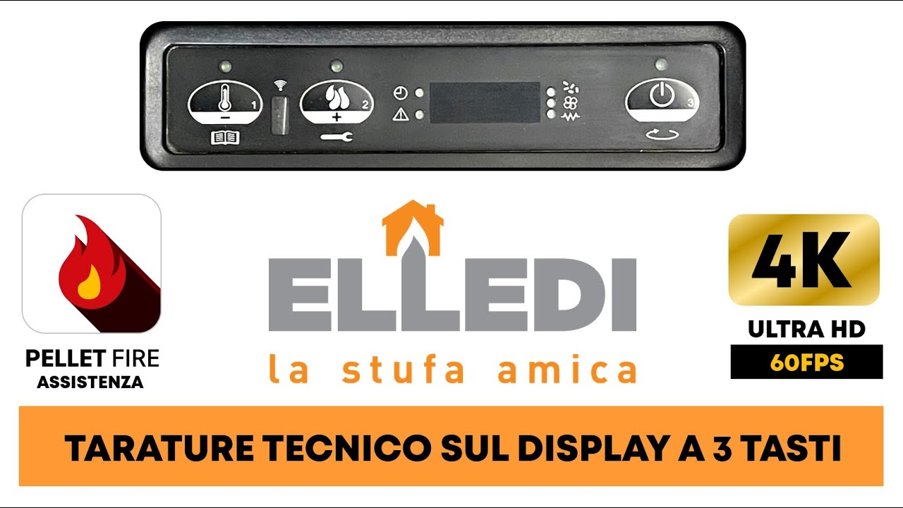 [TUTORIAL 2024] TARATURE TECNICO sul display a 3 tasti di ELLEDI