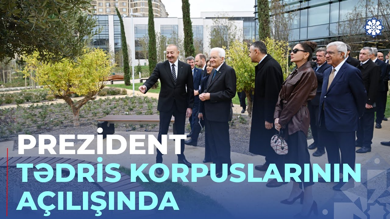 Bakıda İtaliya-Azərbaycan Universitetinin ilk tədris korpuslarının açılışı olub