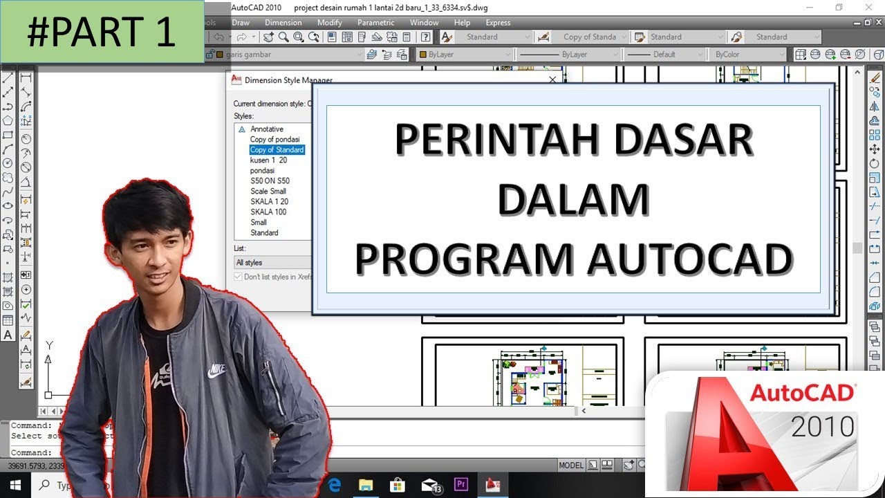 PERINTAH DASAR AUTOCAD LENGKAP ! - Belajar Autocad 2010_#part1