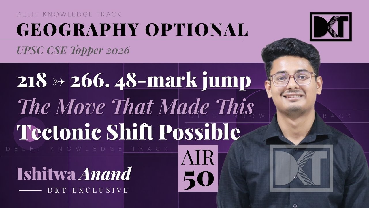 Geography Optional Strategy: AIR 50 Ishitwa Anand की 218 से 266 तक की Journey | UPSC CSE