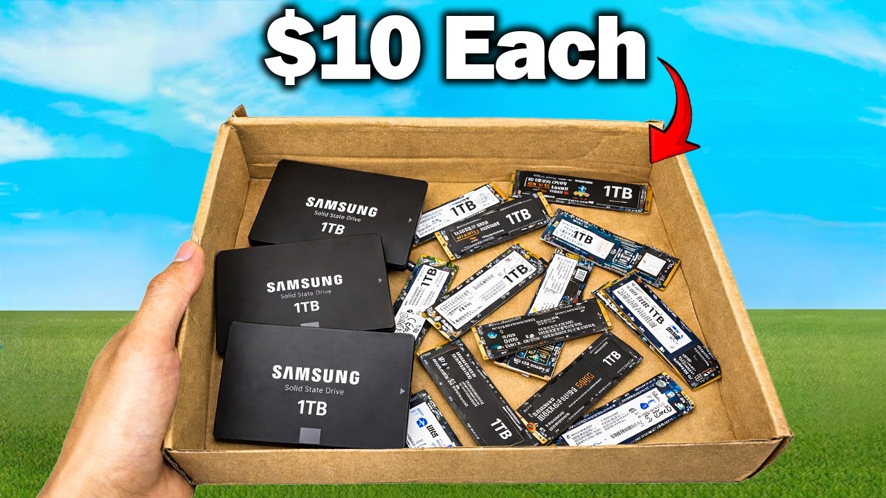 I Bought 15 Broken SSD 1TB for $10 Each - Can I Profit ?!