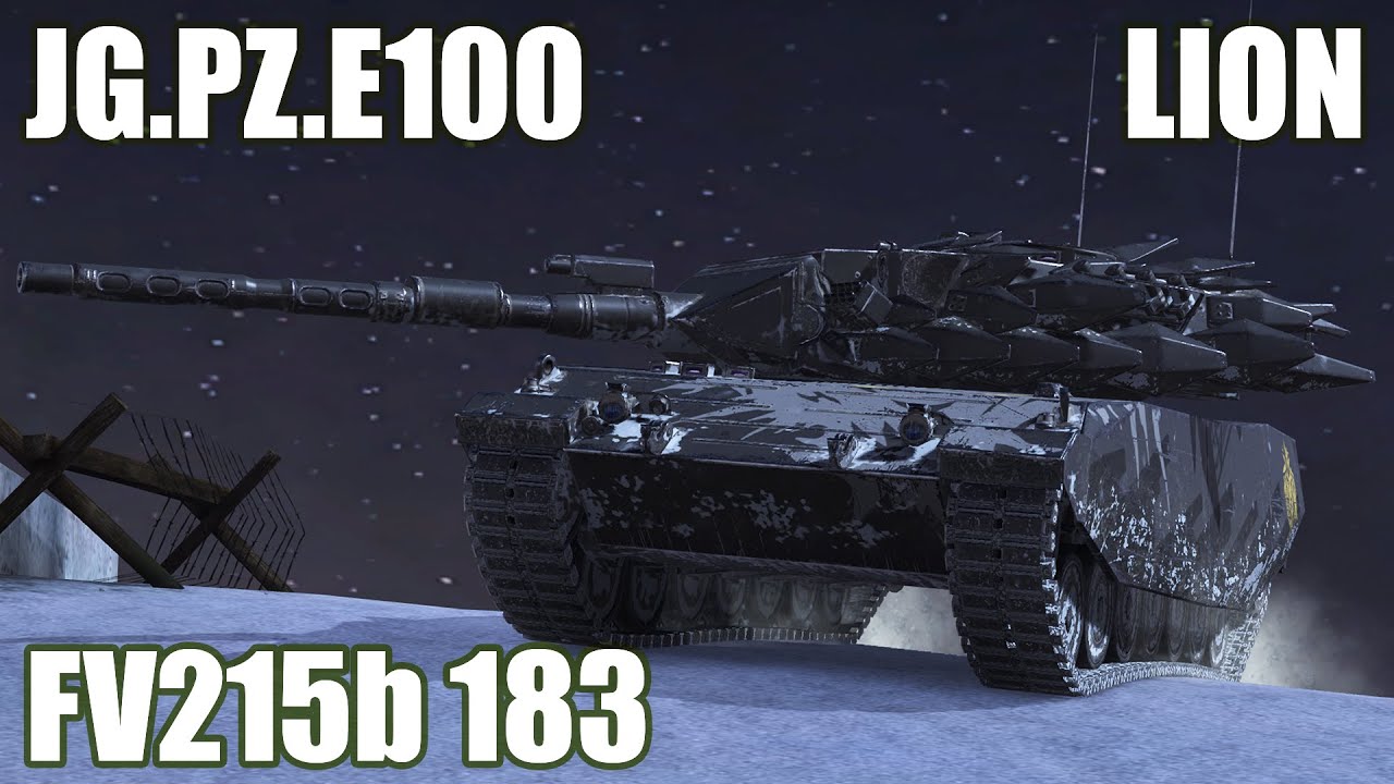 Lion, FV215b 183 & Jg.Pz.E100 ● WoT Blitz