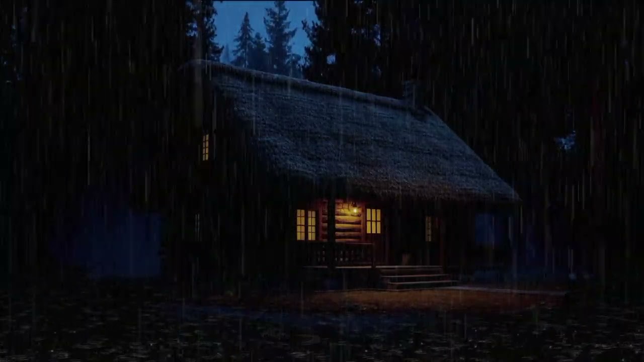 Rain Sounds for Sleeping with Thunder | Soothing Storm for Deep Relaxation