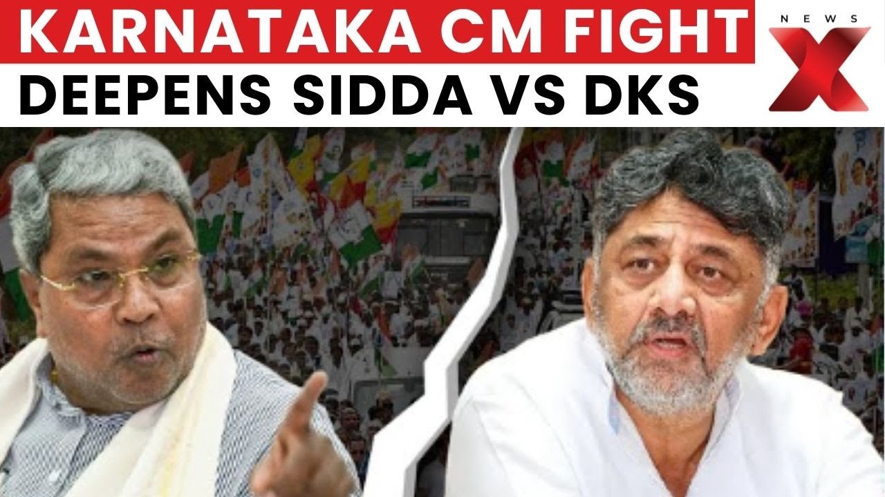 Karnataka CM Chair Fight: DK Shivakumar Visits CM Siddaramaiah&rsquo;s Home as Leadership Row Heats Up