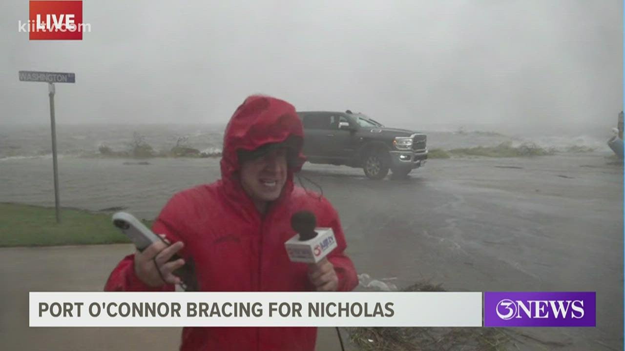 Port O'Connor experiences winds over 40 mph as tropical storm continues