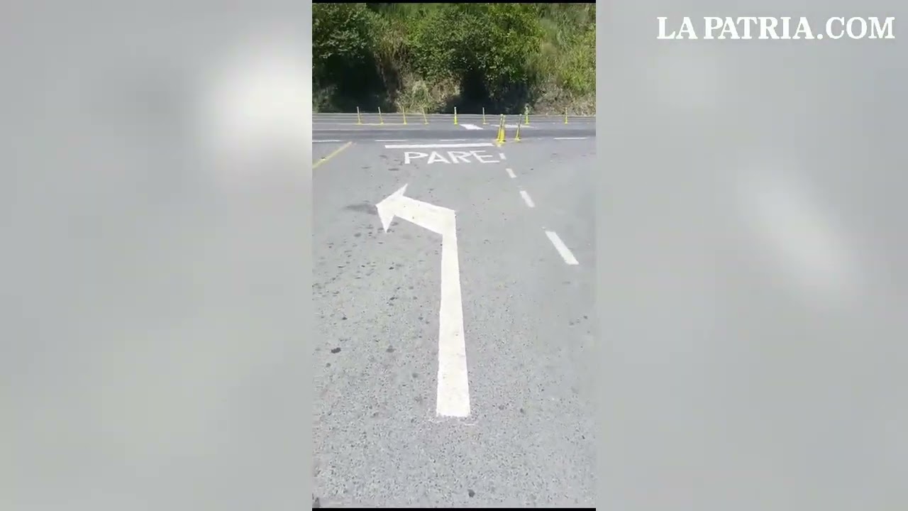 Así es el cruce en La Felisa (Caldas), vía Manizales - Medellín, donde murieron unos novios