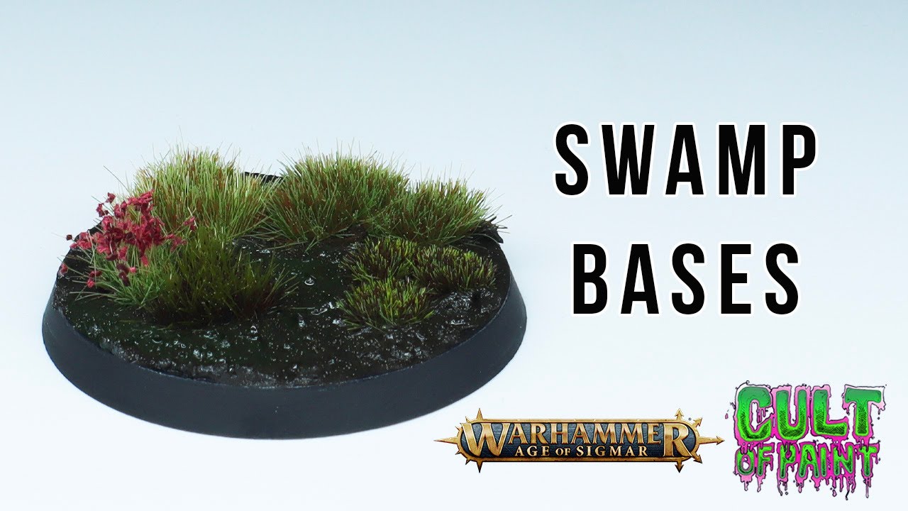 How to Make Super Simple Swamp Bases for Warhammer: Age of Sigmar