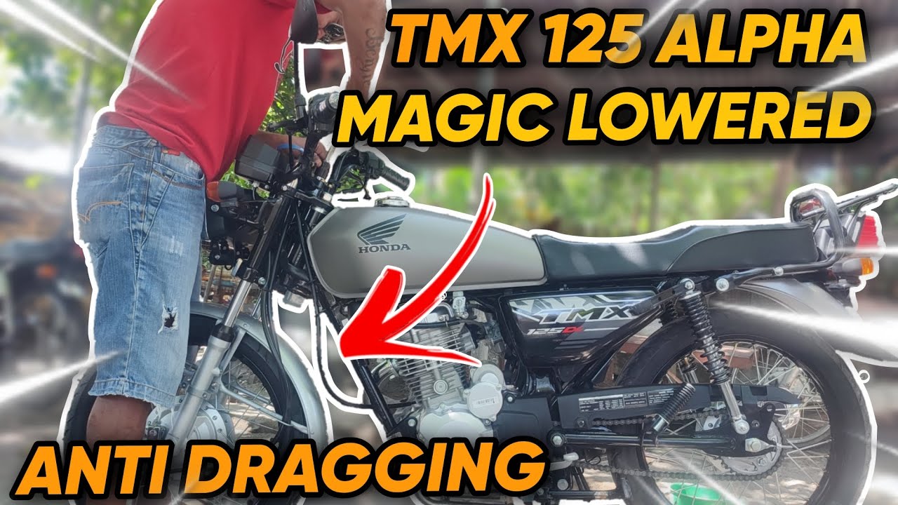 Paano Mag Magic Lowered sa Honda TMX 125 Alpha | #tmx125alphamagiclowered