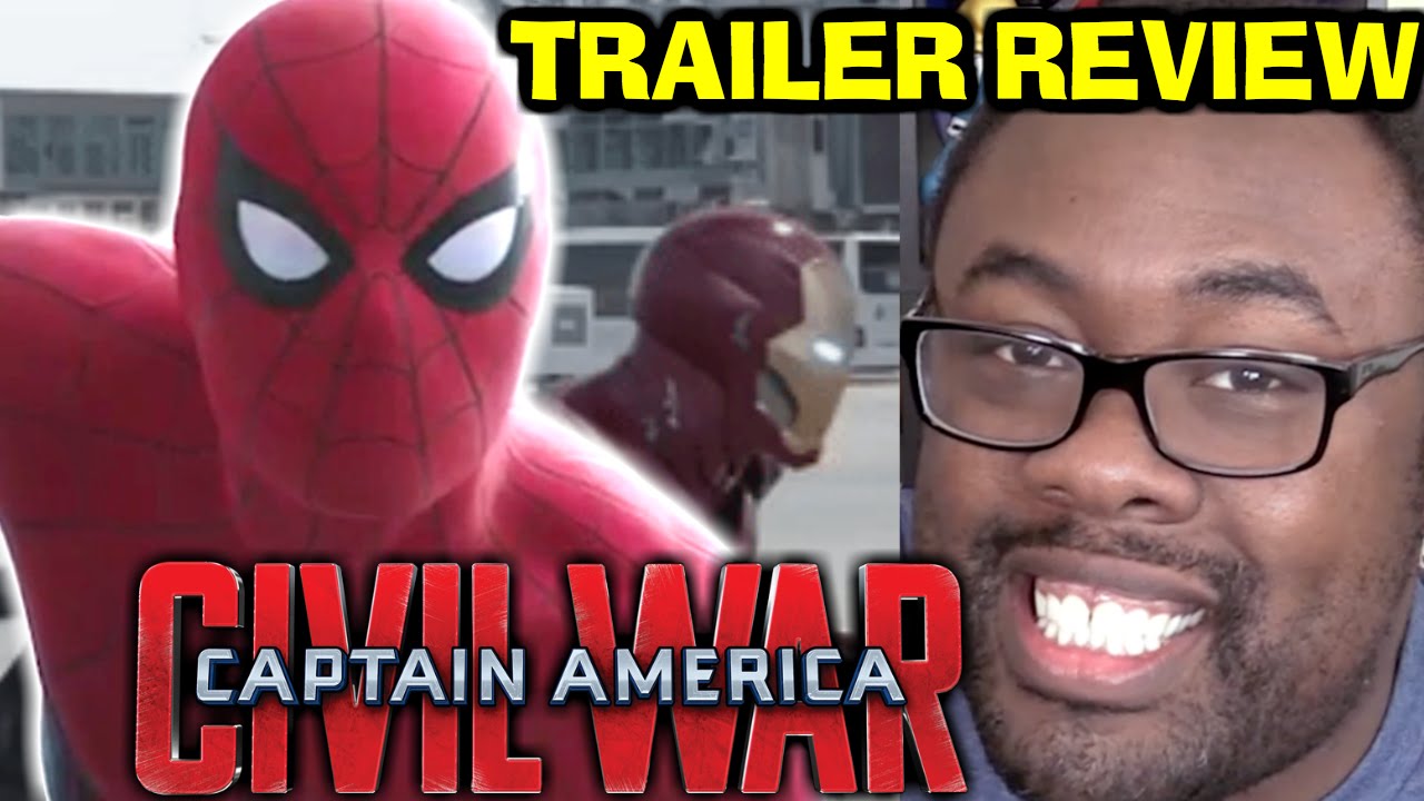 SPIDER-MAN! CAPTAIN AMERICA Civil War Trailer 2 REVIEW