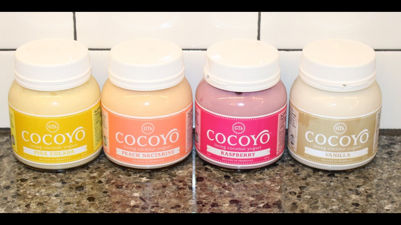 Cocoyo Living Coconut Yogurt: Piña Colada, Peach Nectarine, Raspberry & Vanilla Review