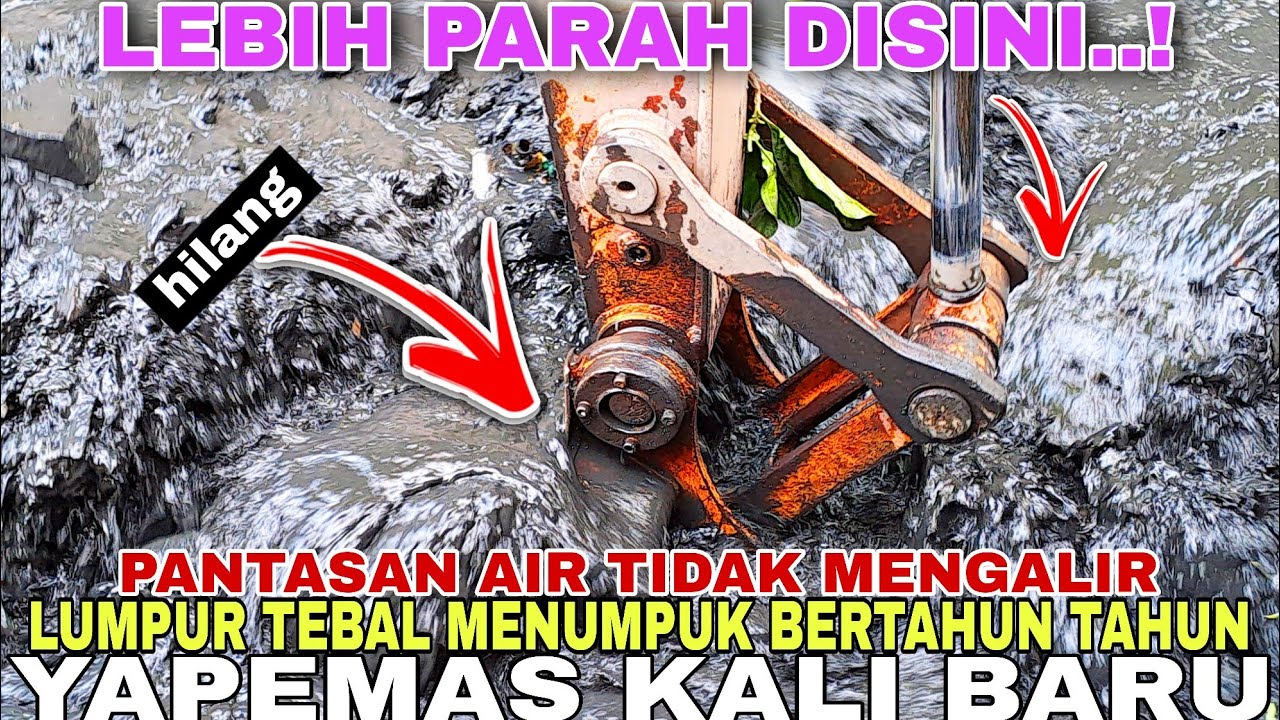 Part 3!Penyebab Utama Air Tidak Mengalir Karna Tumpukan Lumpur Bertahun Tahun Di Kali Baru Tambun