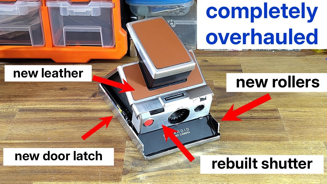 Fully overhauling a Polaroid SX-70 - Ground-up restoration and repair ASMR