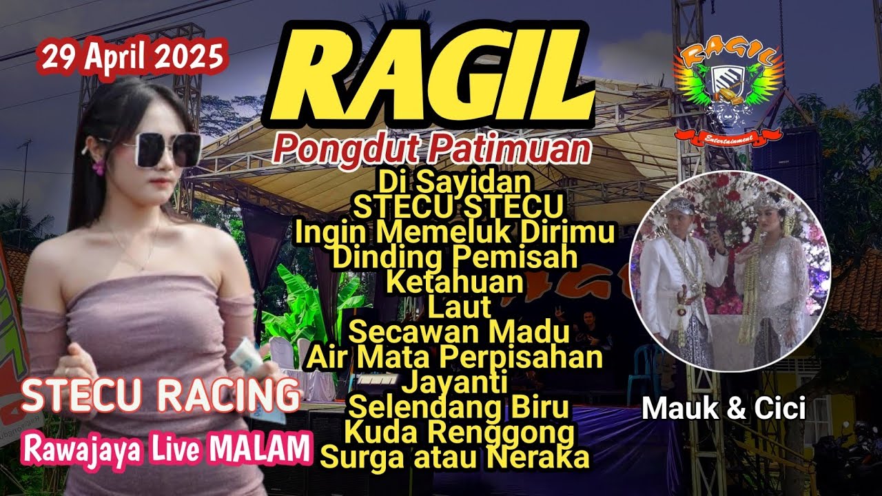 DI SAYIDAN - STECU -DINDING PEMISAH - RAWAJAYA MALAM - RAGIL PONGDUT