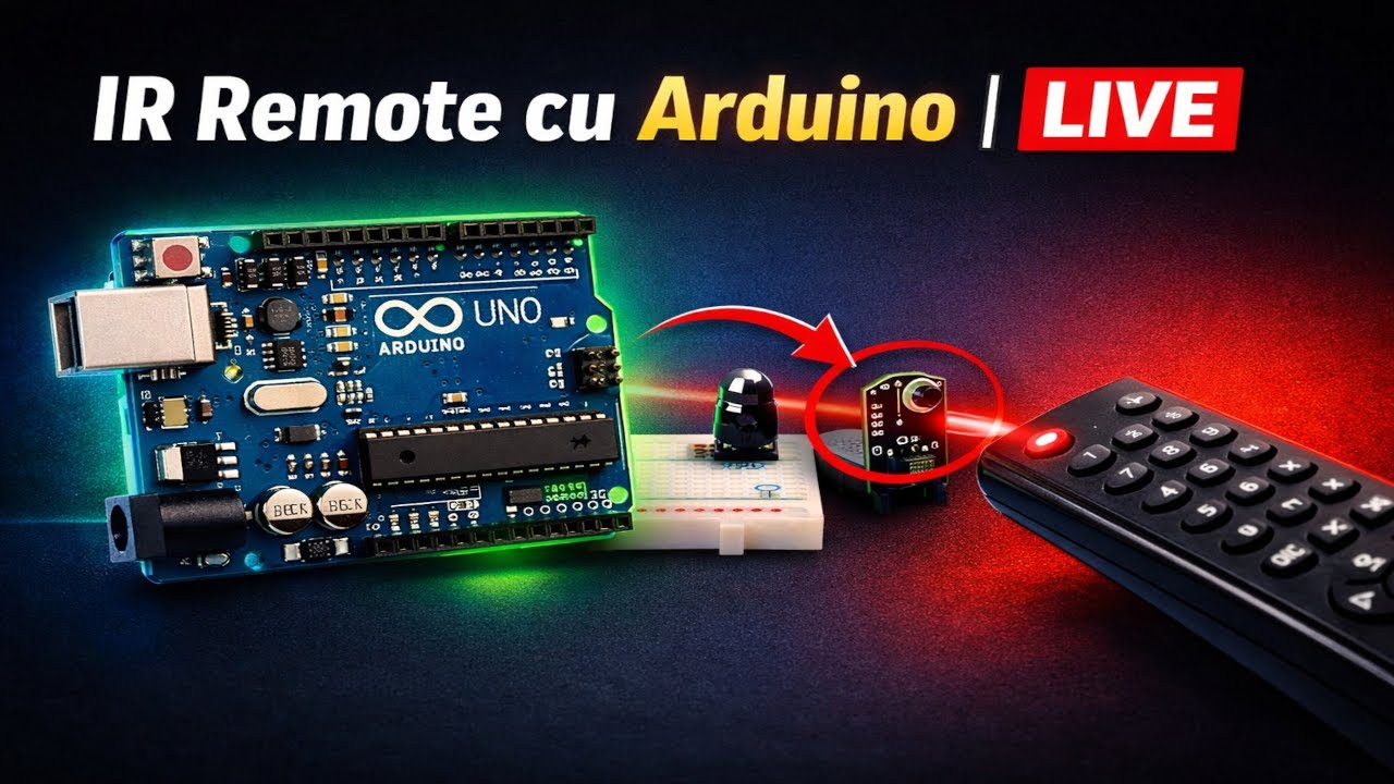 CoStudyDEV #15 | Arduino, senzor IR și telecomanda TV -  Folosim la ceva telecomanda?