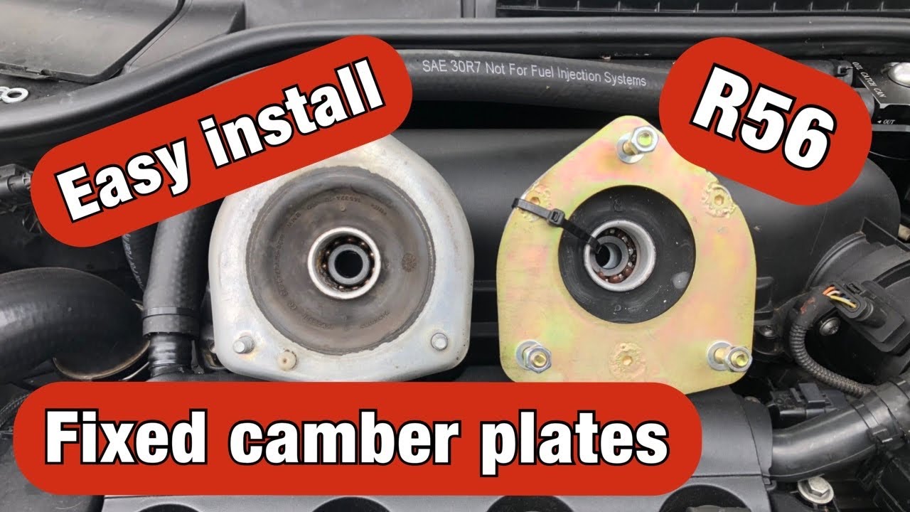 How to install camber plates on a Mini Cooper S R56